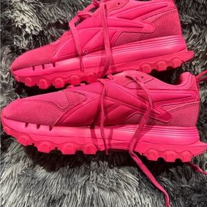 Pink cardi B rebox sneakers